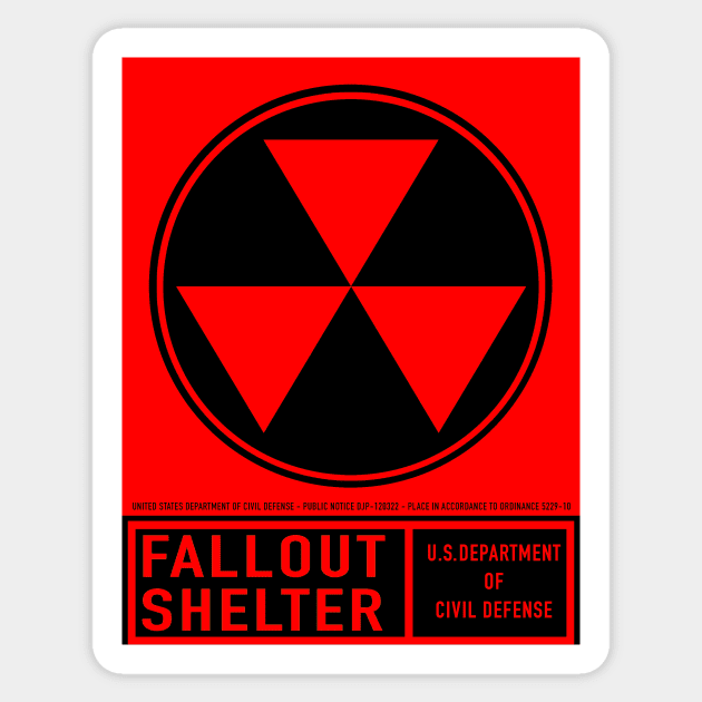 Fallout Shelter Sticker by Vandalay Industries